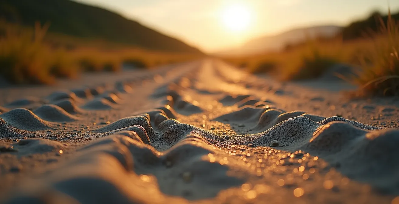 Évolution temporelle de l'usure d'une semelle de running montrant la compression progressive de la mousse